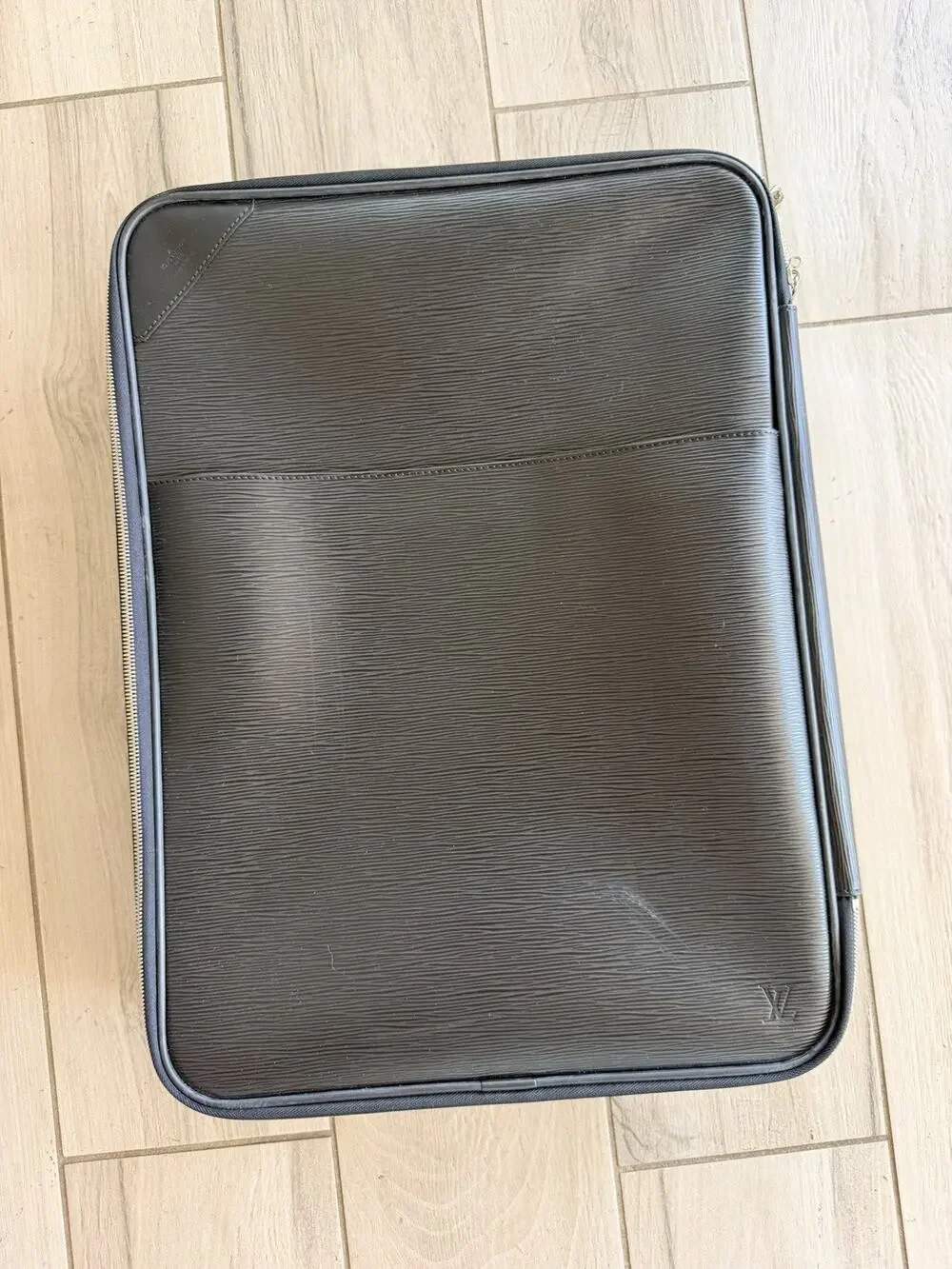 Louis Vuitton Epi Pegase 50 Pre-Loved Travel Bag Black LSaja Cover Included